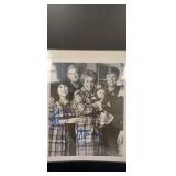 The Waltons Cast Signed 8x10 B/W Photo with Certif