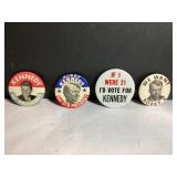 Retro Political Campaign Buttons Featuring Robert