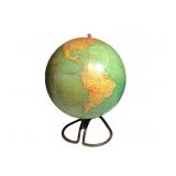 Bahama Globe with Detailed Map of South America on