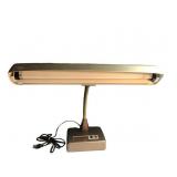 Elegant Gold Desk Lamp with Black Cord - Modern In