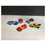 Hot Wheels Superflo Series Toy Car Set - Red, Blue