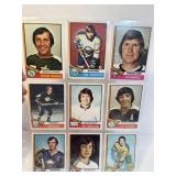 1974-75 NHL Hockey Cards Lot of 9 - Featuring Nort