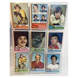 1974-75 NHL Hockey Cards Lot of 9 Featuring Player