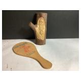 Vintage Fli-Back Paddle Toy - Made by Fli-Back Co.