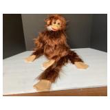 Hansa Orangutan Hand Puppet - Soft Plush Brown Fur