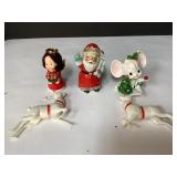 HEMOSSVN Japan Christmas Figurine Set - Santa Clau