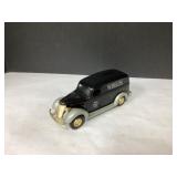 Vintage Diecast Model 1930s Black and Silver Panel