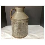 Lafayette IN 2 Gallon Metal Milk Jug with Handle a