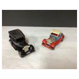 Vintage Die-Cast Model Cars - Black and Red 1911 M