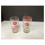 Vintage GE Oven Don Measuring Glasses - Set of Two