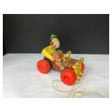 Fisher-Price Jalopy Clown Toy Car with Green Hat