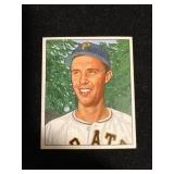 Bowman Eddy Fitzgerald 1950 Baseball Card - Vintag