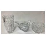 Crystal Glass Decorative Bowls, Modern Geometric D