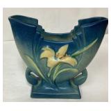 Roseville Pottery  H 205-6, Lily Vase, Blue