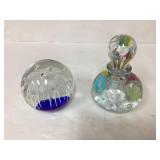 St. Clair Glass Art, Perfume Bottle & Paperweight