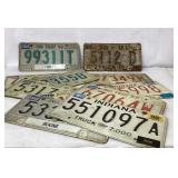 Vintage Indiana License Plates - Collectible, Anti