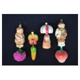 4 Rare 1997 Retired Christopher Radko Ornaments