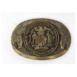 Brass MARYLAND 1ST EDITION STATE SEAL Belt Buckle