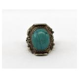 Navajo Turquoise & Sterling Silver Ring