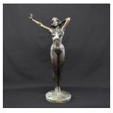 Paul Philippe AWAKENING Art Deco Nude Bronze