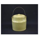 Monmouth Wire  Handle Stoneware Cookie Jar Crock