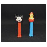 Vintage MICKEY MOUSE & CHICK Pez Dispensers