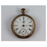 1883 Waltham Gold Filled Open Faced Pocket Watch