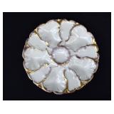 1880-90 A Klingenberg Limoges France Oyster Plate