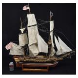 Large Stick Built Model Ship - USS CONFEDERACY