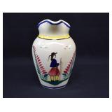 Henriot Quimper France Faience Water Pitcher