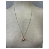 14K Gold Tri Color Necklace