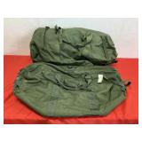 2 US Duffel Bags W/Shoulder Straps 28" Long