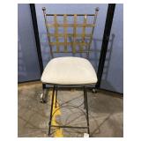 Metal Bar Stool W/Cushion Seat