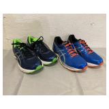 2 Pairs Of Asics Shoes Men