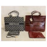 2 Designer Dupe Tote Bags & Purses