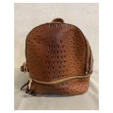 Faux Croc Leather 10" Tall  Bag