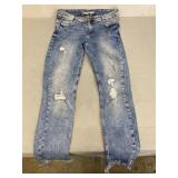 Zara Denim Pants Womenï¿½s Size 8