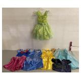 9 PCs Of Girls Disney Costume Clothing Items S