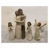 4 Willow Tree Demdaco Figurines