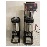 Ronnoco Coffee Brewer W/2 Fetco Luxus Dispensers