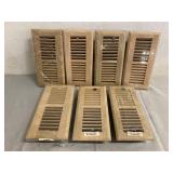 7 New White Oak 410WRD 5"x12" Air Vent Covers