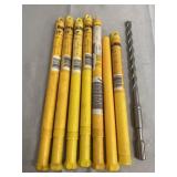 6 Dewalt 5/8" Drill Bits