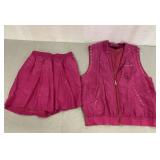 VTG Mereli Wind Breaker Vest & Shorts Womenï¿½s- M