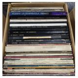 Box Full Of Vintage LP Vinyl Record Albums