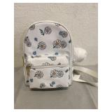 Small Flower Print Back Pack- NWT