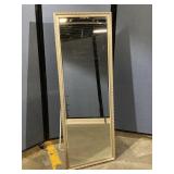 Plastic Frame Mirror W/Kickstand 23.5"x65"