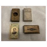 2 Antique Gillette Razor Blade Cases