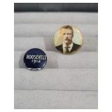 Roosevelt Political Pin