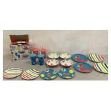 16 Piece Melamine Dinnerware Set