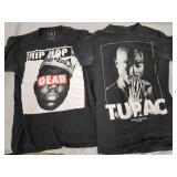 Biggie Smalls and Tupac Graphic T Shirts